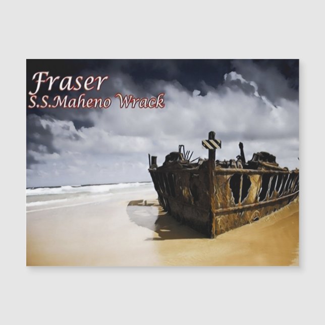 Fraser - S.S.Maheno Wrack - Australia - (Anverso)