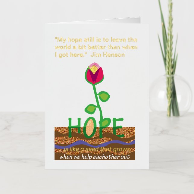Frases inspiradoras de esperanza  (Anverso)