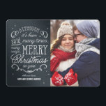Frases simples Colores editables tarjetas de fotos<br><div class="desc">Celebre la temporada con esta moderna y elegante tarjeta de vacaciones de Berry Berry Sweet.</div>