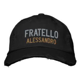 Fratello (hermano) Gorra bordada personalizada