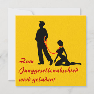 Frau ein der Leine