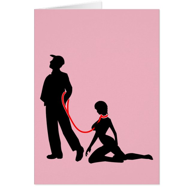 Frau ein der Leine - Böse Männer (Frente)