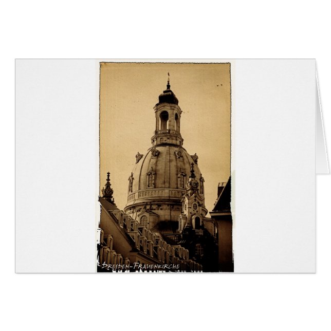 Frauenkirche Dresden - Vintage (Anverso (Horizontal))