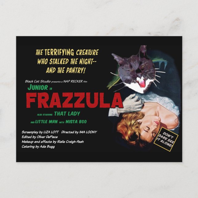 ¡Frazzula! Una postal para un gato (Anverso)