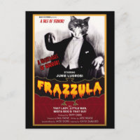 ¡Frazzula! Una postal para un gato monstruo