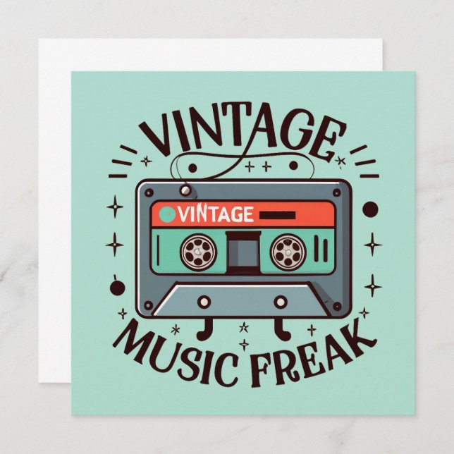 Freak de música vintage (Anverso / Reverso)