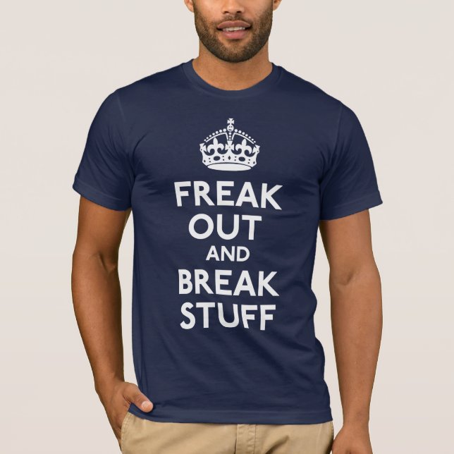 Freak hacia fuera y rompa la camisa de la materia (Anverso)