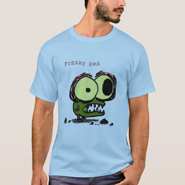 Freaky Pea Camisetas (Anverso)