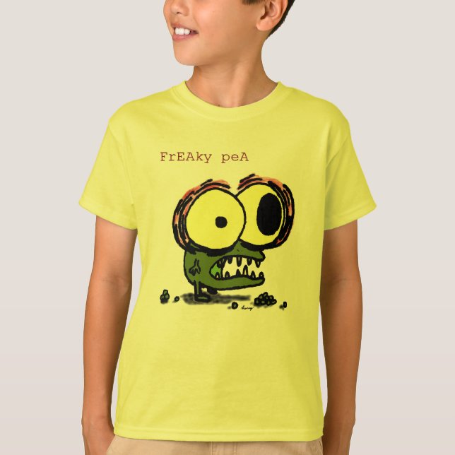 Freaky Pea Camisetas (Anverso)