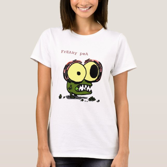 Freaky Pea Camisetas (Anverso)