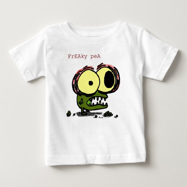 Freaky Pea Camisetas (Anverso)