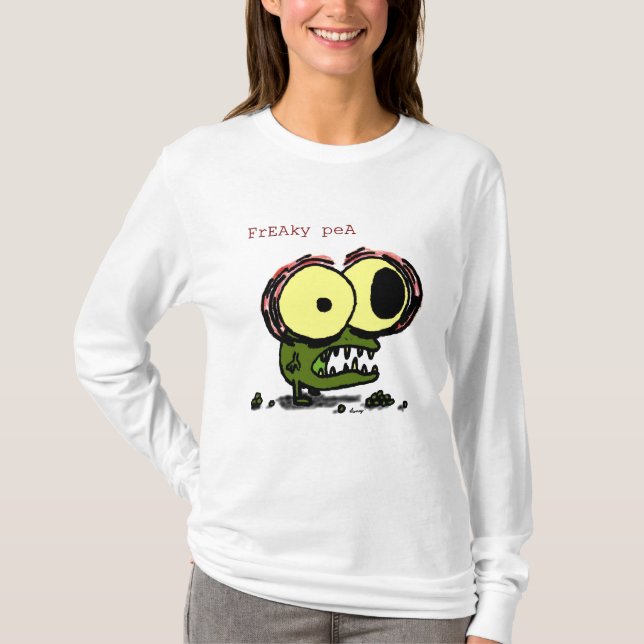 Freaky Pea Camisetas (Anverso)
