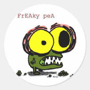 Freaky Pea Pegatinas