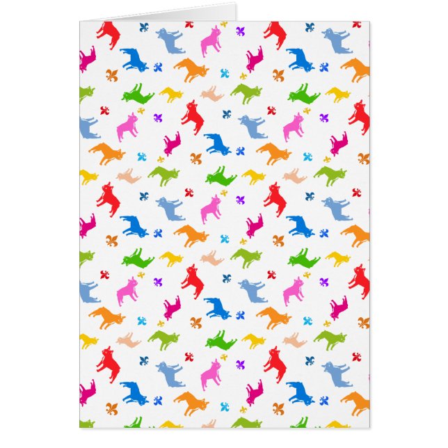 Freches Frenchie Muster (Frente)