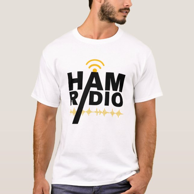 Frecuencia de camiseta de Ham Radio Operator (Anverso)