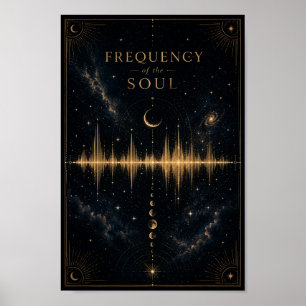 Frecuencia del Póster del Alma Onda Sonora Celes