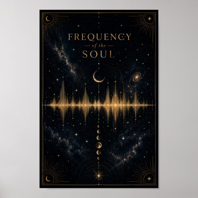 Frecuencia del Póster del Alma | Onda Sonora Celes (Frente)