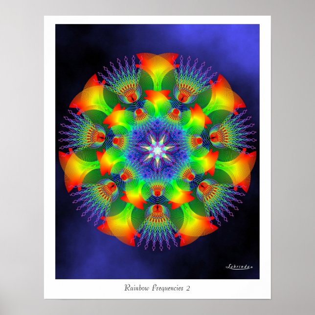 Frecuencias arcoiris 2 Posters (Frente)
