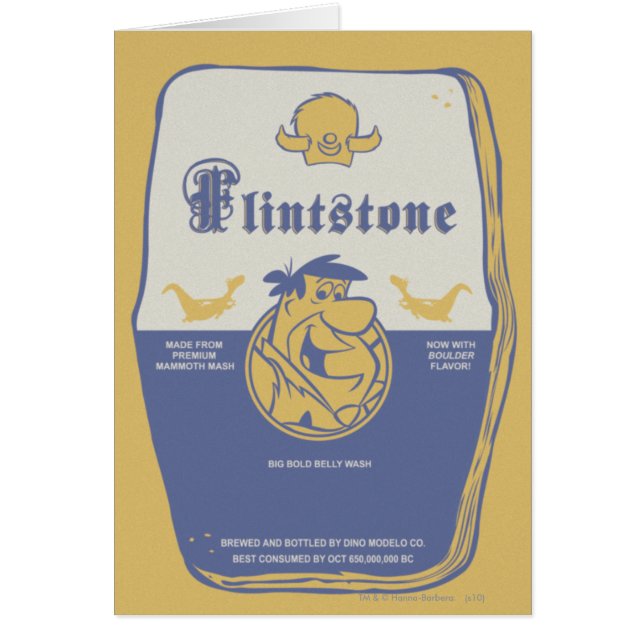 Fred Flintston Big Bold Belly Wash (Frente)
