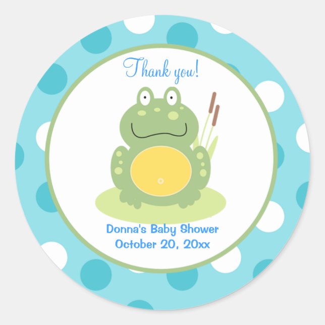 Freddy el Pegatina del Favor de Ronda de Rana (Anverso)