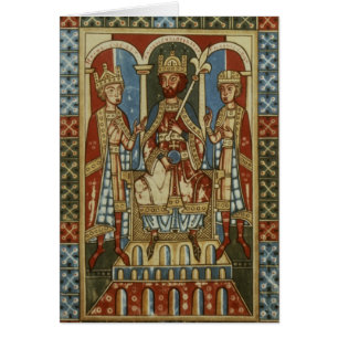 Frederick I con sus dos hijos