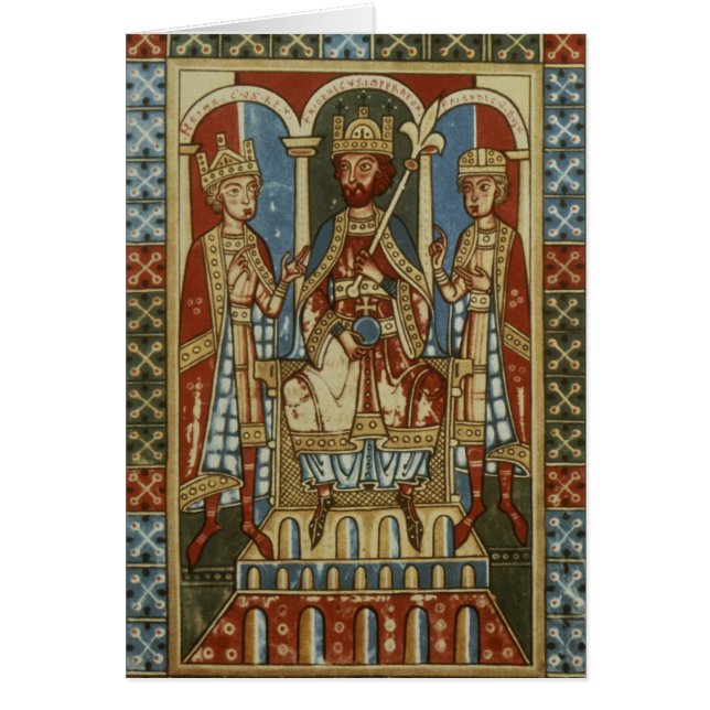 Frederick I con sus dos hijos (Frente)