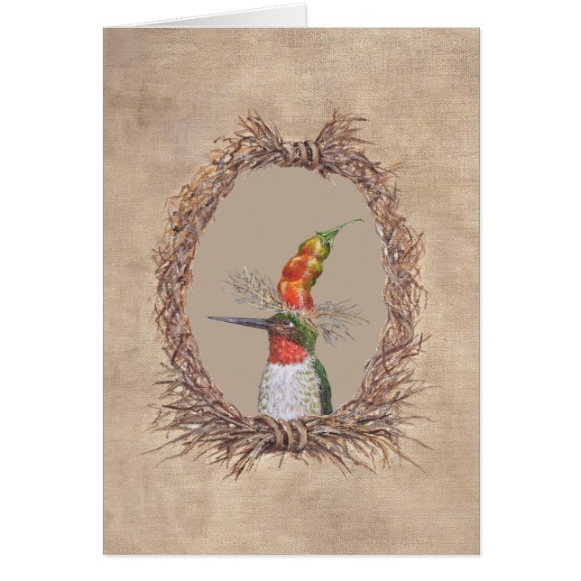 Frederico la tarjeta del colibrí (Frente)