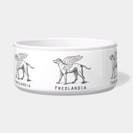 Fredlandia se fue volando el cuenco del perro