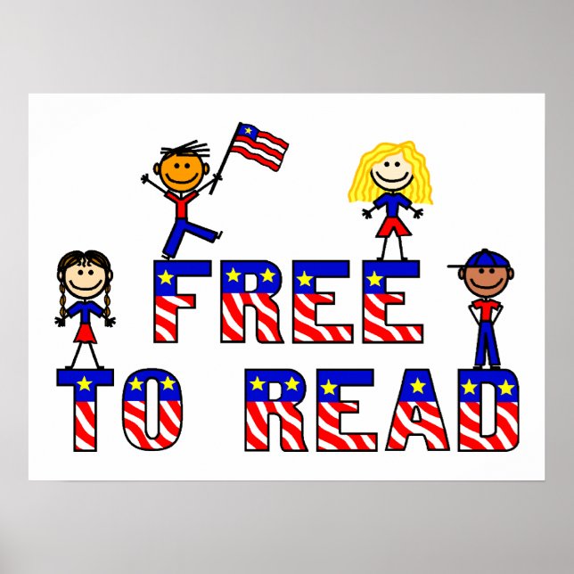 Free to Read w Kids Posters (Frente)