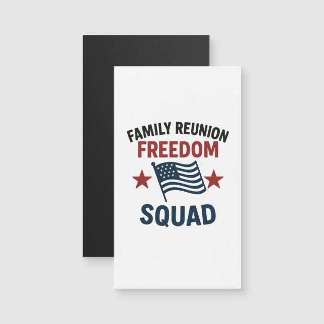 Freedom Squad Family Reunion Shirt – USA Patriotic (Anverso/Reverso)