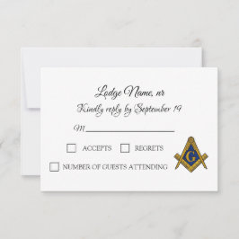 Freemason Masonry Masonic RSVP