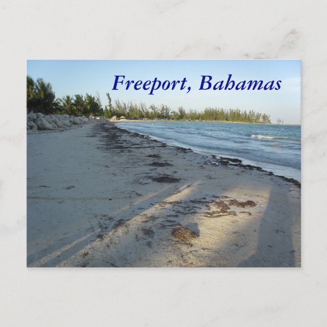 Freeport, postal de Bahamas (Anverso)