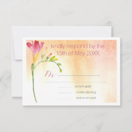 Freesia Tropical Boho Wedding RSVP