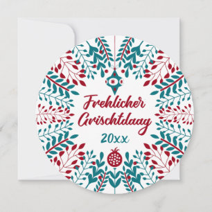 Frehlicher Grischtdaag, Navidad holandesa de Pensi