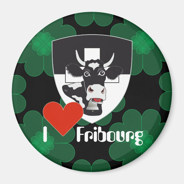 Freiburg Fribourg Suiza Suisse imán (Frente)
