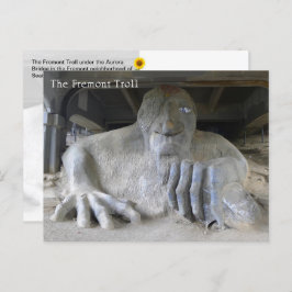 Fremont Troll, Seattle, WA - postal