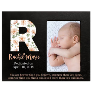 Frenador que Bonito Flores Marco de imagen negro