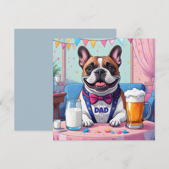 French Bulldog Dad Fatherˋs Day (Anverso / Reverso)