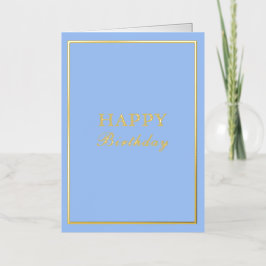 French Macaron Happy Birday Blue