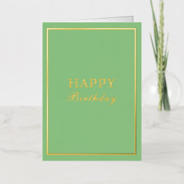 French Macaron Happy Birday Green
