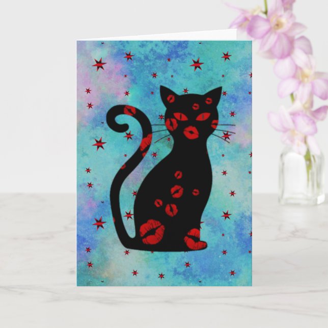 French: Tarjeta de Felicitación Bonne Soiree (Orquídea)