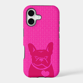 FRENCHIE FLEUR DE LIS Rosa iPhone 5/5S Tough Xtrem