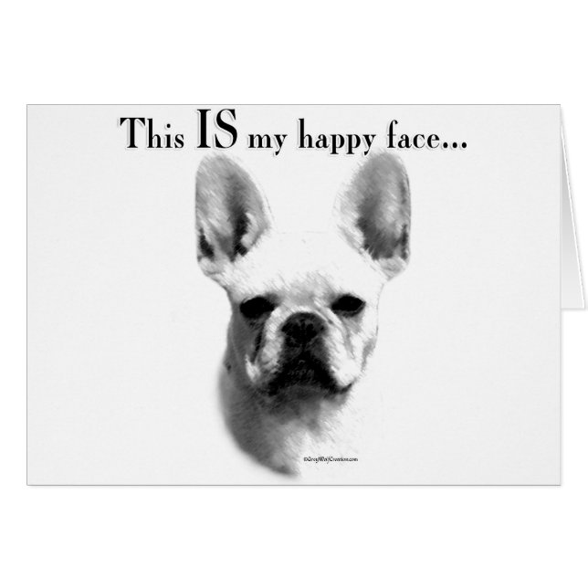Frenchie Happy Face (Anverso (Horizontal))