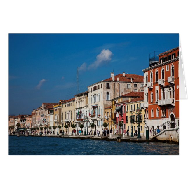 Frente Al Agua A Lo Largo Del Gran Canal De Veneci (Anverso (Horizontal))