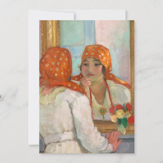 Frente al espejo | Henri Lebasque (Anverso)