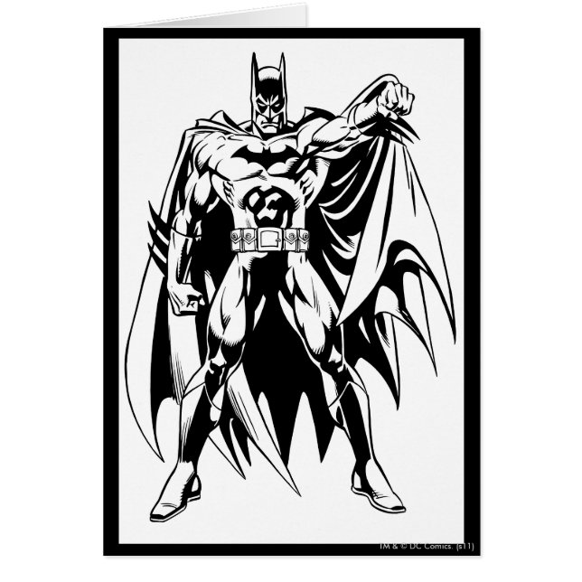 Frente blanco y negro de Batman (Frente)