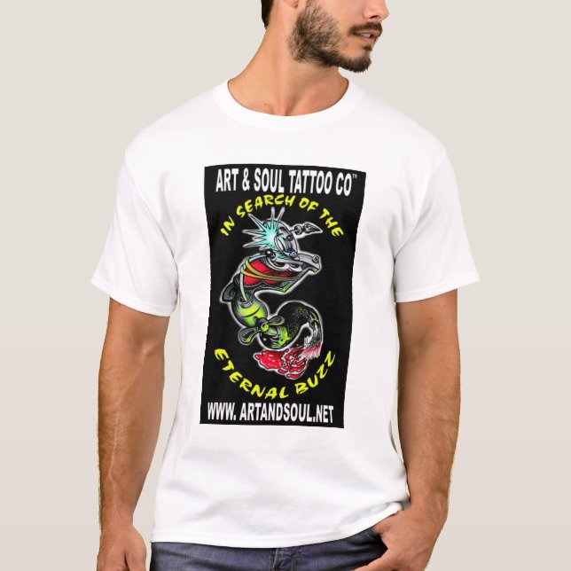 FRENTE DE CAMISA DE LA MÁQUINA DEL TATUAJE DEL (Anverso)