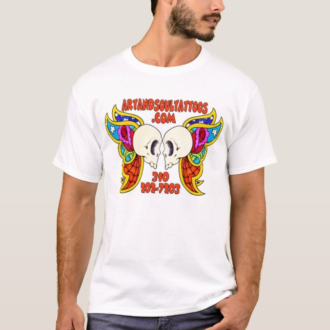 FRENTE DE CAMISA DEL ARTE Y DEL ALMA SKULLFLY (Anverso)