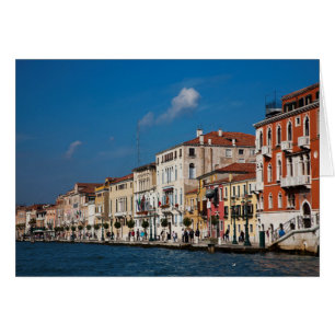 Frente Del Agua A Lo Largo Del Gran Canal De Venec