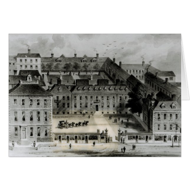 Frente Sur de Leicester House, c.1720 (Anverso (Horizontal))